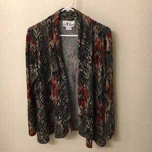 N Touch Open Cardigan Size Medium